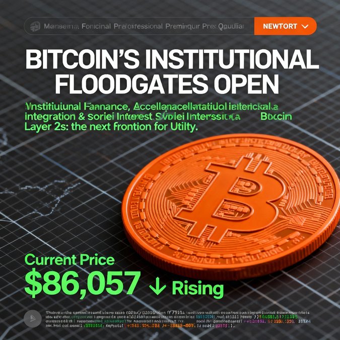 Bitcoin’s Institutional Floodgates Open